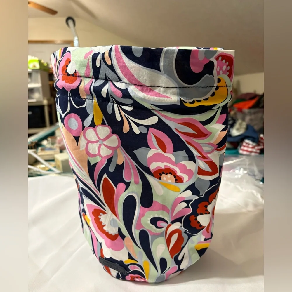 Vera Bradley‎ Ditty Bag retired Mod Paisley cosmetic travel storage bag swim bag